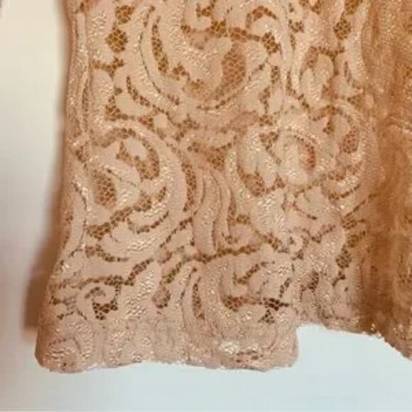 NWT L'AGENCE Pastel Pink See-Through Lace Blouse - Revolve Brand | Retails $345 - Picture 2 of 7
